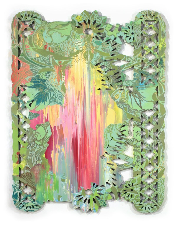 Delfina, 2018, 46" x 31" Acrylic on mdf Delfina, Acrylic on MDF, 46.25” x 31” x 1/2"